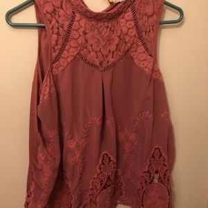 Lace Rusty Dress Tank Top